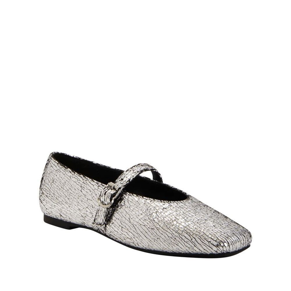 Katy Perry The Evie Mary Jane Metallic Silver Size 5.5